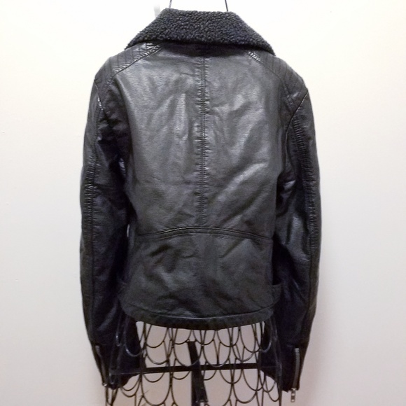 Free People Ashville Vegan Leather Moto Jacket - Picture 6 of 6